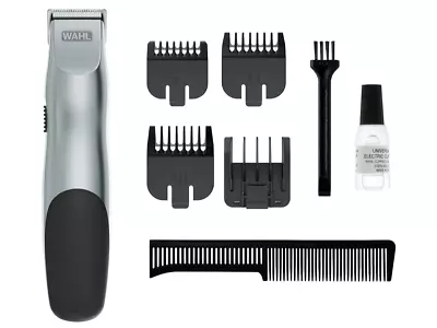 Wahl Trimmer Clipper Kit Cordless Beard Mustache Cutting Machine 9906-717 • $25.99