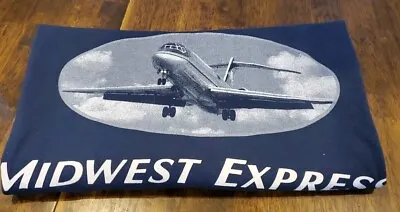 Vintage Midwest Express Airlines  Technical Services T-shirt Size XXL Men’s  • $39.99