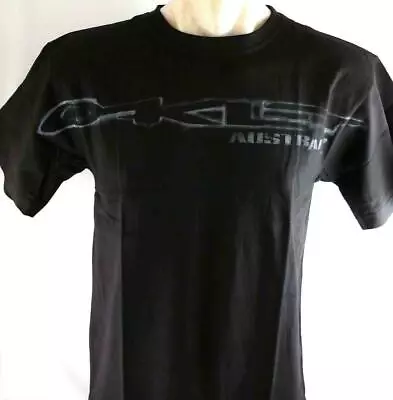 Vintage Oakley Australia  Mens T Shirt  Size S Black  Made In Fiji New Rare Last • $29.99