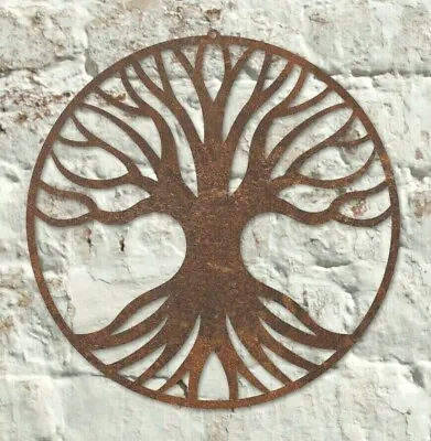 Rustic Metal Tree Of Life Wall Art Sculpture Bespoke Handmade Gift  • £29.99