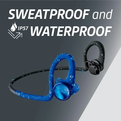 $149 • Buy Plantronics BACKBEAT FIT 2100 Bluetooth Headphones Sweat And Waterproof Built 