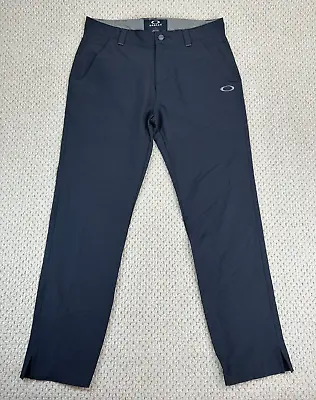 Oakley Take 2.5 Golf Pants Mens 34W X 30L (Altered) Black Nylon Stretch 421977 • $24.99