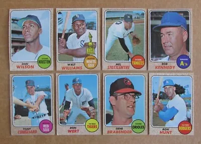 1968 Topps Baseball Card Singles #1-285 Complete Your Set U- Pick New Listing • $2.25