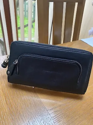 Jasper Conran Black Leather Purse  • £8