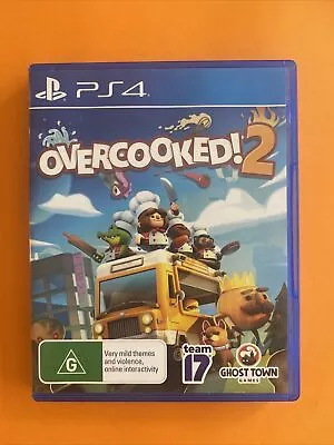 Overcooked! 2 PS4 PlayStation 4 Tested Free Postage Great Game! • $40