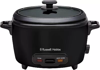 Russell Hobbs Turbo Rice Cooker RHRC20BLK 10 Cup Uncooked Rice Capacity • $74.30