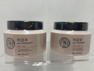 (x2) The Face Shop Rice Water Bright Cleansing Cream 13.58 Fl. Oz. 12/21 • $27.99