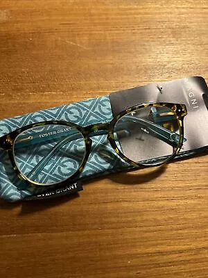 Reading GLASSES 🤓 Foster Grant +3.25 MAGNIVISION BRYN TEAL & Soft Case NEW • $15.62
