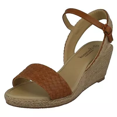 Ladies Savannah Rope Wedge Sandals: F1R0887 • £15