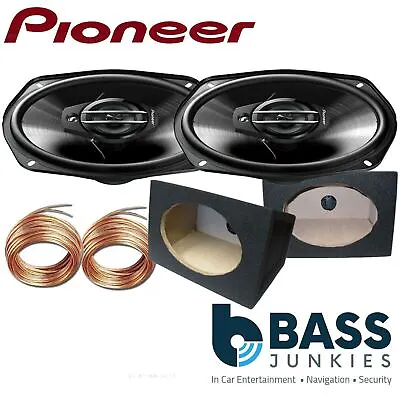 £84.95 • Buy Pioneer TS-G6930F 3-Way 6x9  800 Watts Car Speakers & Black MDF Pod Boxes (Pair)