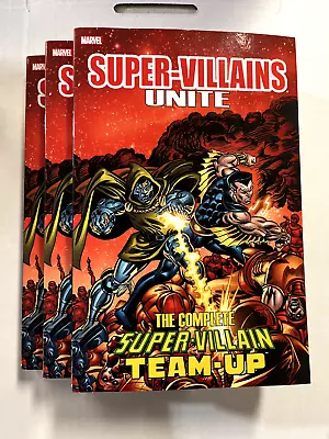 Complete Super-Villains Team-Up - Super-Villains Unite - Marvel - TPB - NEW! • $19.99