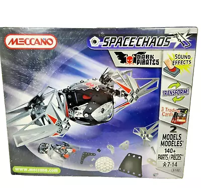 Meccano Space Chaos Dark Pirates Fighter Set 5102 Brand Age 7 -14 Yrs Free Post. • $24.95