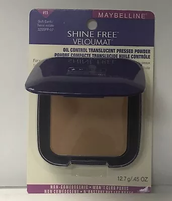 Maybelline Shine Free Oil Control Translucent Pressed Powder SOFT EARTH #11 12.7 • $15