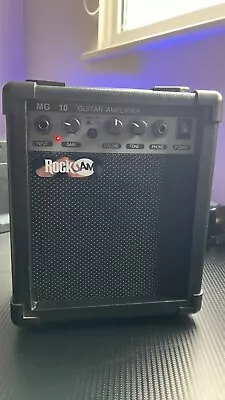 RockJam MG10 Guitar Amplifier 10W With Gain Tone And Headphone Output - Unused • £15.99