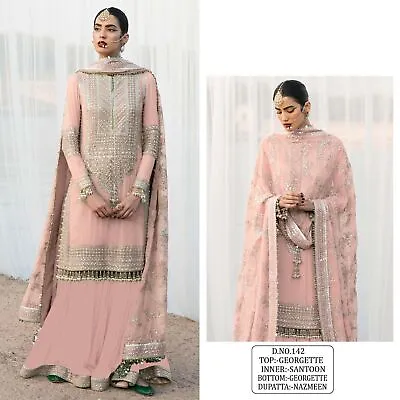 Indian Pakistani Salwar Suit Designer Bollywood Salwar Kameez Party Wear Clothes • $111.05