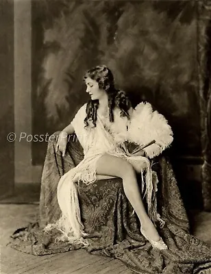 Vintage 1920s  8X10 PUBLICITY PHOTO  - Ziegfeld Follies - Flapper Girl -#12 • $10.61