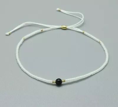 £3.49 • Buy Crystal Gemstone Bracelet 7 Chakra Bead Anxiety Stone Jewellery Healing Reiki UK