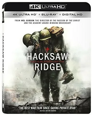 Hacksaw Ridge [New 4K UHD Blu-ray] With Blu-Ray 4K Mastering • £17.86