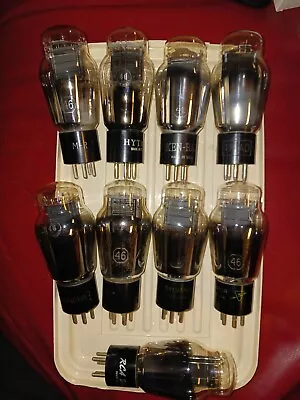 Type 46 Vacuum Tubes Lot Of 9 No Reserve • $1