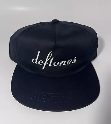 Vintage Deftones Logo Hat Alt Rock Band Around The Fur Y2K SnapBack Hat • $22