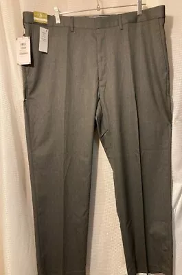 Haggar Hidden Expandable Waist Classic Fit Joe 40 X  30 Comfort Dress Pants Gray • $21.95