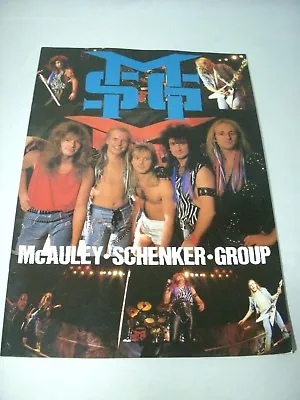 McAuley Schenker Group Japan Tour Program Book 1988 MSG  • $42.33