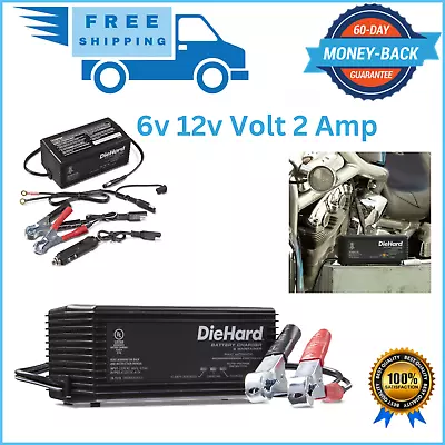 DieHard Smart Battery Charger & Maintainer 6v 12v Volt 2 Amp Car Truck Trickle • $68.28