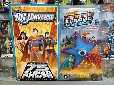 $209.99 • Buy 2010 SDCC DC Universe Infinite STARRO VS JUSTICE LEAGUE 75 Years JLA Mattel Open