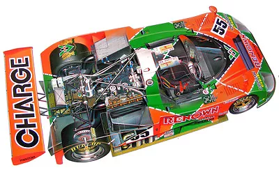 VINTAGE MAZDA 787B RACE CAR CUTAWAY POSTER PRINT 24x36 9 MIL PAPER • $39.95