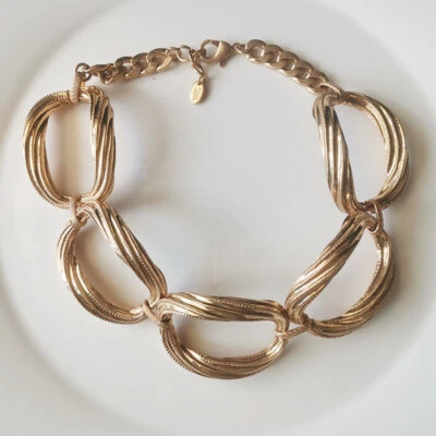 $14.99 • Buy New 15  Zara Chain Necklace Statement Gift Vintage Women Party Holiday Jewelry