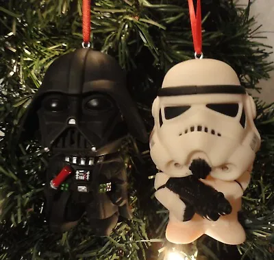 Star Wars Darth Vader & Stormtrooper Custom Christmas Ornaments • $10.99