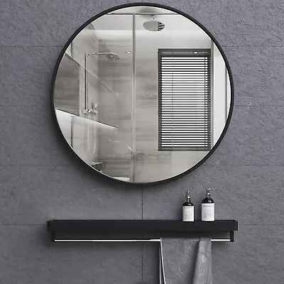 £25.99 • Buy 60cm Round Wall Mounted Mirror Bathroom Bedroom Makeup Dressing Mirror Circle