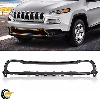 Black Front Bumper Trim Surround Molding For Jeep Cherokee 2014-2018 68210024AC • $36