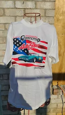 Vtg 2003 Carl Casper's Car Show T Shirt Collector's Series L #4/600 NOS Vette • $45