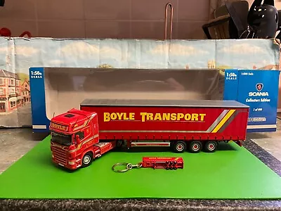 Universal Hobbies 1:50 Scale Scania BOYLE TRANSPORT Die Cast Model Truck • £40