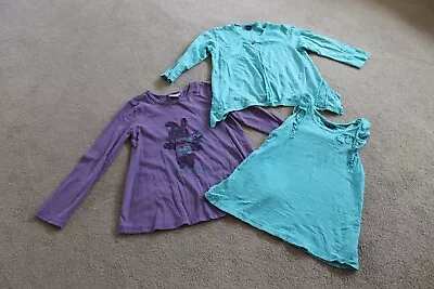 Naartjie Girl XXXL9 Long Sleeve Shrug &Top Long Sleeve Rabbit Top Lot Of 3 EUC • $22