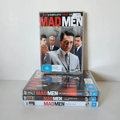Mad Men Season 1-4 1 2 3 4 DVD Region 4 PAL Free Postage New & Sealed • $12.95