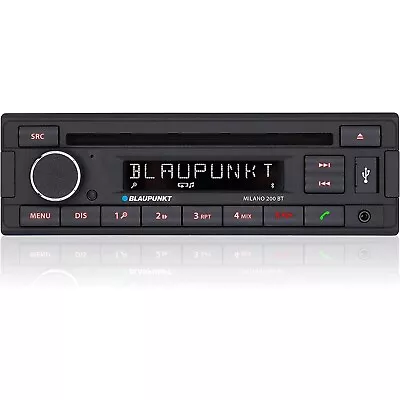 Blaupunkt Milano 200 BT Car Radio Stereo CD Player Bluetooth AUX IPhone Retro • $340.48