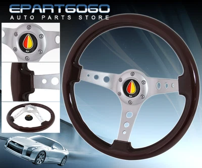 $62.99 • Buy Tracking Drifting Tuning Sport Light Weight Steering Wheel Jdm Leaf Horn