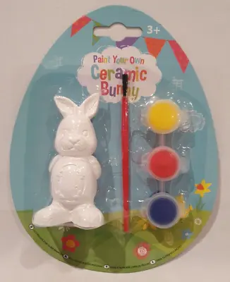 Paint Your Own Ceramic Bunny Model And Paints Set 3+yrs DIY Craft Holiday Set • £4.79