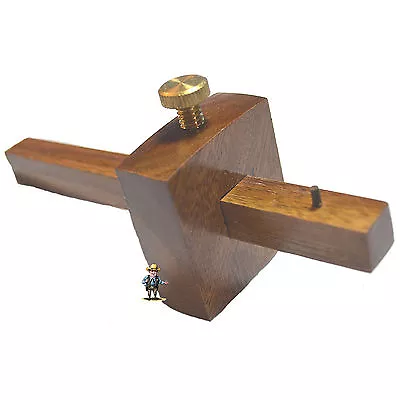 $6.65 • Buy HAWK ( TJ1425W ) 3  Hand Marking Gauge Nice Finish Brass Locking Screw Mortise.