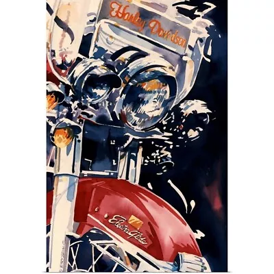 ElectraGlide Poster Art Print Motorcycle Home Decor • $29.99