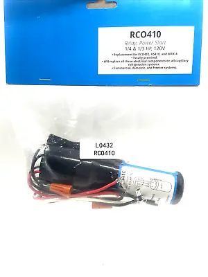 RCO410 3 In 1 Compressor Hard Start Capacitor Kit For Refrigerators & Freezers  • $10.20