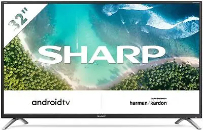 £159 • Buy Sharp 32BI2KA 32  Smart Android LED TV HD Ready Android TV Chromecast Built-in