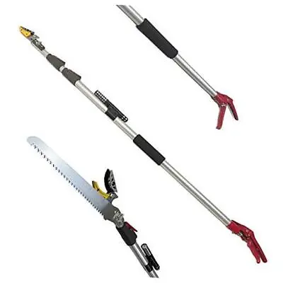 Long Extendable Tree Pruning Trimmer Pole Saw Shrub Pruner Cut And 13.0 Feet • £155.52