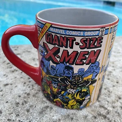 2012 HTF Giant-Size X Men Comic Marvel Coffee Cup Red / Grey Collectors Cup • $27