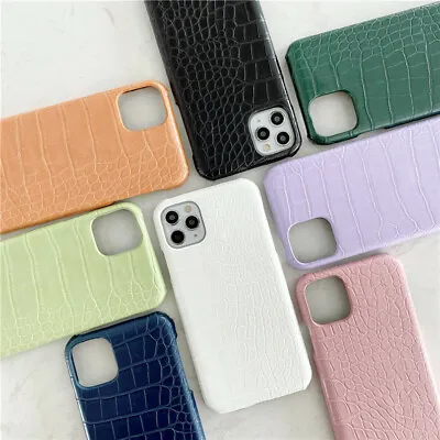 £7.99 • Buy New Luxury Croc Skin Design Colour Phone Case For IPhones 7-14