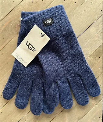UGG Knit Touch Screen Gloves Navy 0/S • $29