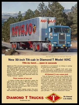 1959 Diamond T Model 931C Truck Navajo Trucking NEW METAL SIGN: 9x12  Ships Free • $19.88