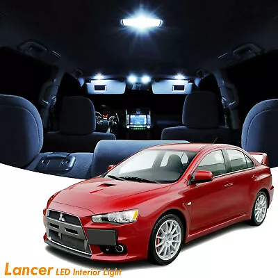 6x For Mitsubishi Lancer/EVO X 2008-2017 LED Lights Interior Package Kit • $10.69